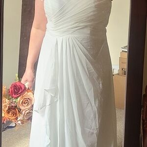 Elegant White Women's Dress